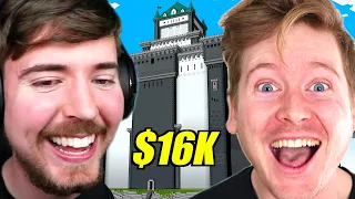 MrBeast $2 VS $16,000 Minecraft House Reaction