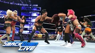 Chaos breaks out among WWE Evolution Battle Royal participants: SmackDown LIVE, Oct. 23, 2018