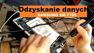 Odczyt zgranie danych z uszkodzonego tabletu, telefonu, komórkę sm 705 Samsung