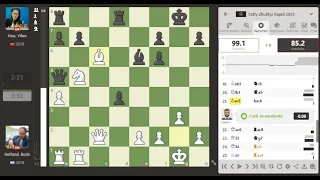 Boris Gelfand VS Hou Yifan 2023 satty zhuldyz rapid ROUND 10