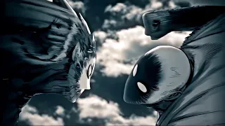 Saitama vs Garou - One Punch Man - Neon Blade