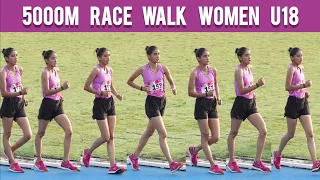 5000M Race Walk Women U18 - 17th National Youth Athletics  2022