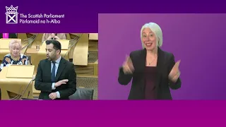 First Minister's Questions (BSL) - 11 May 2023