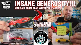 MAILCALL:  INSANE GENEROSITY FROM BEAR WHEELS DIECAST!!!