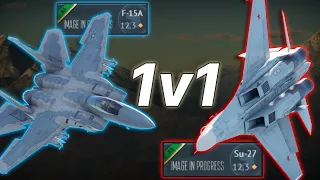 F-15 v Su-27 1v1 | War Thunder Update: Air Superiority