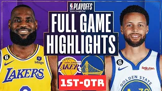 Golden State Warriors vs. Los Angeles Lakers HIGHLIGHTS 1st-QTR HD | 2024 NBA season | 2/22/2024