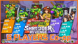 6 Players Co-op Multiplayer! | Teenage Mutant Ninja Turtles: Shredder's Revenge