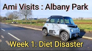 Citroën Ami Visits : Albany Park - Cheap Flood Defence & Beauty Spot...Week 1 Diet Disaster Update 😣