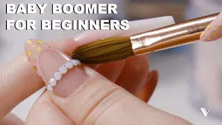 How to Create a Classic Babyboomer Nail  | V Beauty Pure