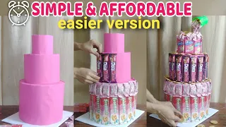 DIY Candy Cake Tower  | Candy Tower Ideas  | SIMPLEST AND MOST DETAILED TUTORIAL