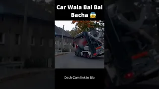 Truck accident, Lucky car driver, Dash cams, Caught on dash camera