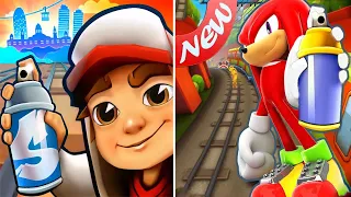 Subway Surfers Barcelona - JAKE vs Subway KNUCKLES Runner Android Gameplay