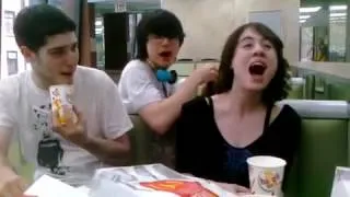 Maddy Singing in McDonald's Part 1