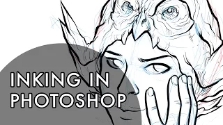 Digital Inking in Photoshop, Beginner Tutorial