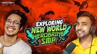 Exploring New World | Herobrine SMP Day #20