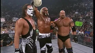 Goldberg Returns To Save Hogan & Sting WCW Nitro 19th July 1999