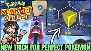 How to Get PERRECT EVs on ANY Pokemon INSTANTLY - EV Training Guide - Pokemon Scarlet Violet!