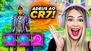 Jogando NOVA ATUALIZAÇÃO DE FREE FIRE! É O FIM DO CR7?