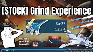 𝗨𝗡𝗖𝗔𝗡𝗡𝗬 [STOCK] Su-27 Grind Experience!🔥| Awesome & Funny Moments HERE!💥(I mean, I die all the time)