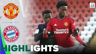 Man United vs Bayern Munich | Highlights | UEFA Youth League 12-12-2023