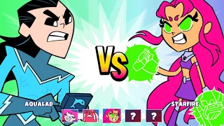 Teen Titans Go: Jump Jousts 2 - Aqualad Has To Deal With An Unhappy Starfire (CN Games)