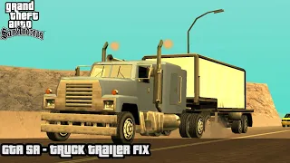 Truck With Trailer Mod - GTA SA Android Mod