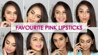 My Current Favourite Pink Lipsticks | Indian Skin Tone Friendly | What When Wear