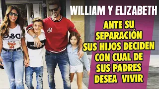 Hijos de William Levy y Elizabeth Gutierrez deciden con cual de su padres vivirán ante su separación