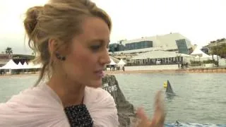 The Shallows: Blake Lively Cannes Red Carpet Movie Interview | ScreenSlam