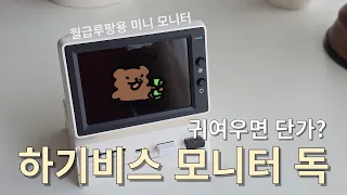 가장 예쁜 월급루팡용 모니터, 하기비스 미니 모니터 독 리뷰