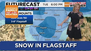 The cold continues in the Phoenix area, snowfall in Flagstaff