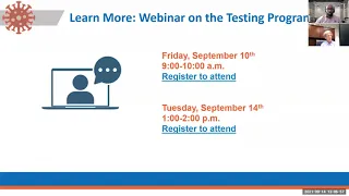 2021 2022 COVID 19 Testing Project Webinar