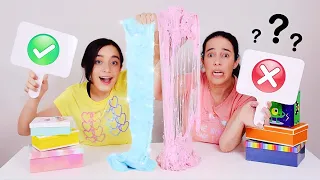 NÃO PEGUE O PRESENTE ERRADO DE SLIME com PLACA SURPRESA! ★ Super Desafio Especial de Dia das Mães