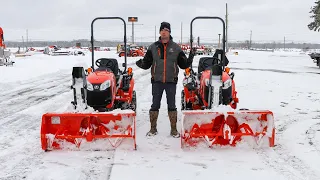 Comparing BX Front Snow Blowers- BX2816 VS BX2750 Expensive vs Cheap