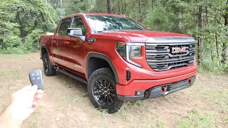 2022 GMC Sierra 1500 AT4X: Start Up, Test Drive, Walkaround, POV and Review