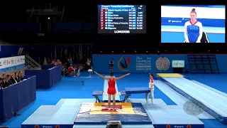 ZALOMIN Mikhail (RUS) M - 2019 Trampoline Worlds, Tokyo (JPN) - Qualification Double Mini R2