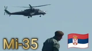 Vojska Srbije helikopteri Mi-35 u naletu