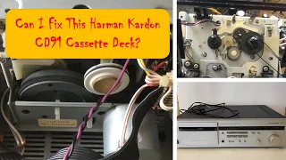 This Harman Kardon CD91 Cassette Deck Plays Slow...Can I Fix It?