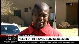 Maluti-a-Phofung residents demand improved service delivery