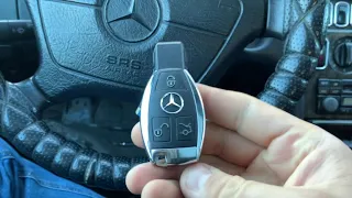 Mercedes W210 ключ не вращается в замке зажигания