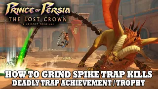 Prince of Persia The Lost Crown | How to Spike Trap Kill | Deadly Trap Achievement / Trophy Guide