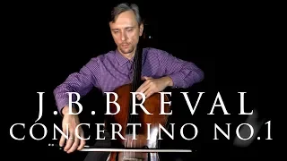 J.B. Breval Concertino No. 1 Mov.1 F major | FAST and SLOW Tempo | Practice with Cello Teacher