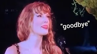 Taylor Swift CRYING on stage after her fan's death at The Eras Tour