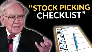 Warren Buffett Explains His Checklist For Picking Stocks