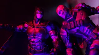 BATMAN vs DEATHSTROKE STOP MOTION