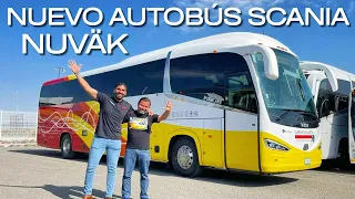 Tenemos NUEVO AUTOBÚS SCANIA Nuväk y así es por dentro!