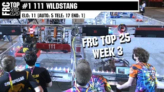 FRC Top 25 Week 3 | Rapid React