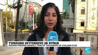 Turkish offensive in Syria: 60.000 civilians flee another surge in the conflict