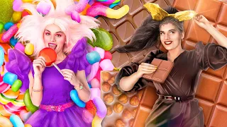 Schokoladenmädchen vs. Süßigkeitenmädchen!