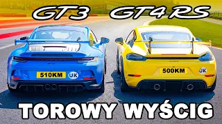 Porsche 911 GT3 v GT4 RS: WYŚCIG NA TORZE